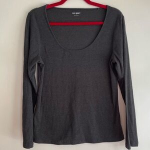 Old Navy Rib Knit Long Sleeve Tee